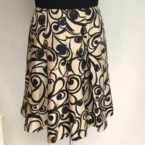 TALBOTS Silk Pleats Skirt NWT